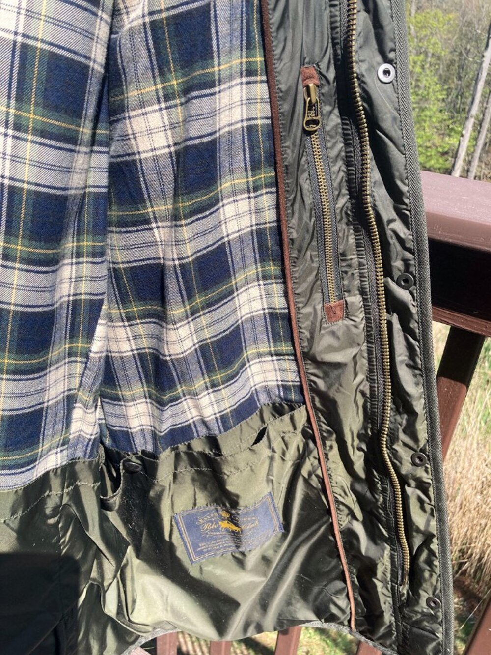 Polo Ralph Lauren Quilted Barn Puffer Jacket , Corduroy Accents, Extra Large, XL - Picture 7 of 12